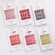 13 Color Glitter Flashing Press On Nails