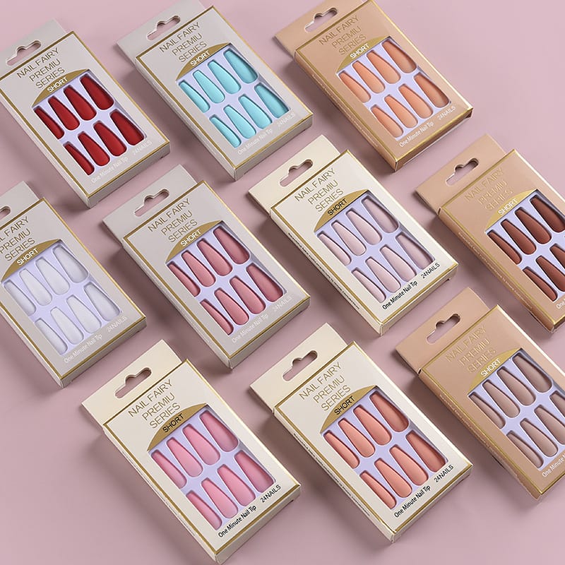 28 Color Matte Press On Nails