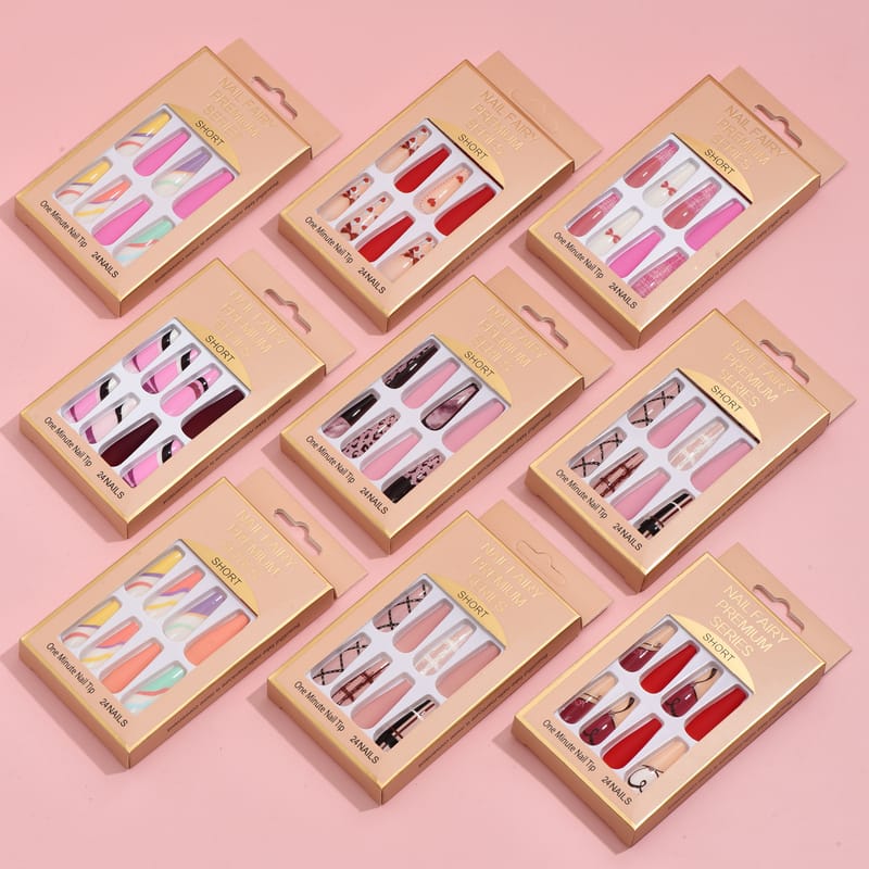 13 Styles Multicolor Lovely Press On Nails