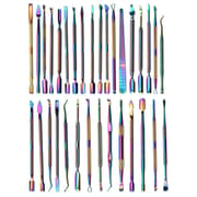 32 Styles Stainless Steel  Nail Polish Gel Remover Nail Dead Skin Nail Cuticle Cuticle Pusher