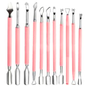 11 Styles Stainless Steel  Nail Polish Gel Remover Nail Dead Skin Nail Cuticle Cuticle Pusher