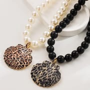 Leopard Shell Conch Beach Necklace