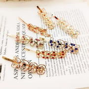 Words Rhinestone Glitter Hair Clip