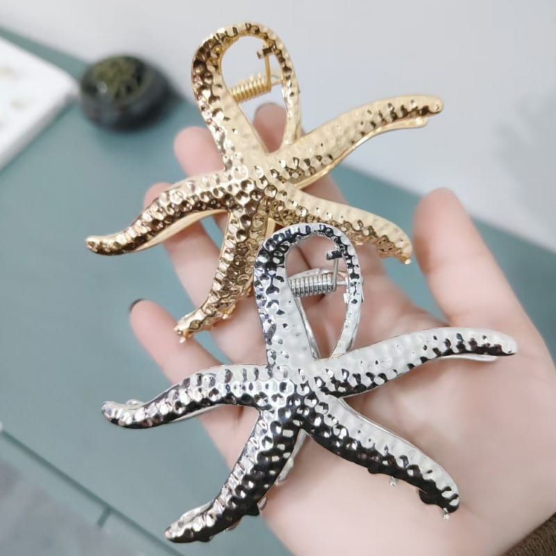 Starfish Shark Grab Hair Clip
