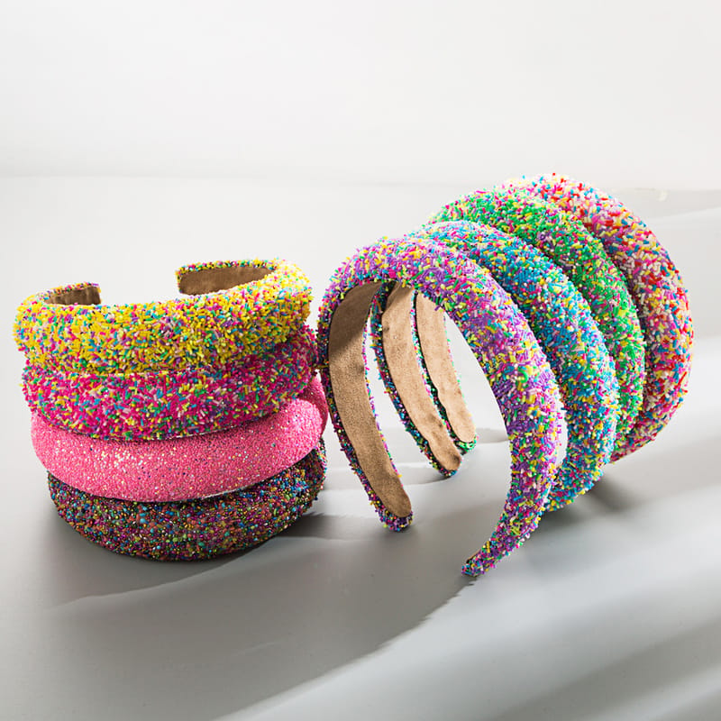 Sweet Girls Colorful Plastics Beads Headband
