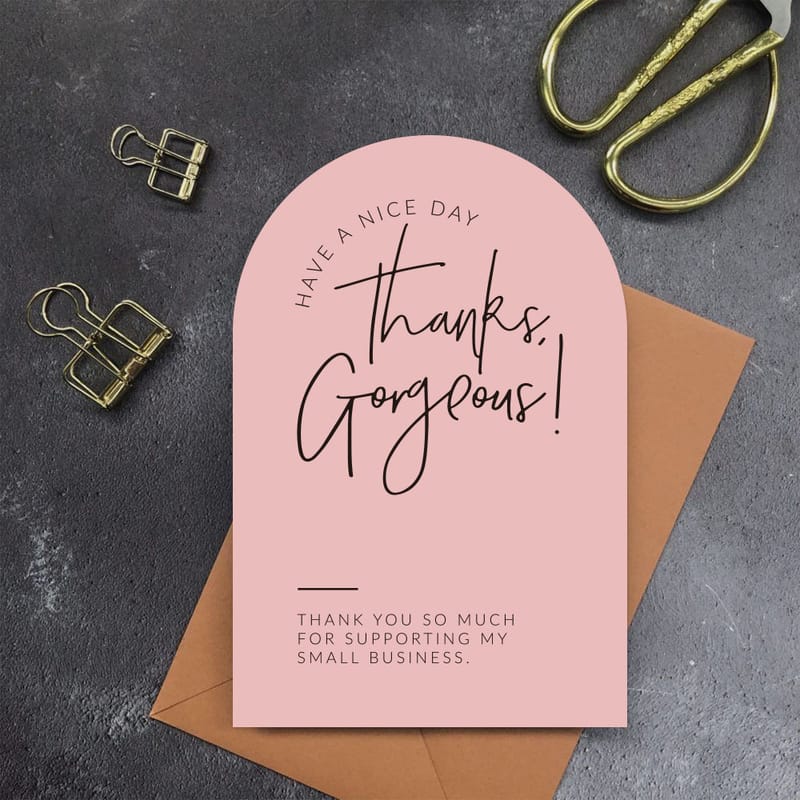 Stock Arch Thank You Cards