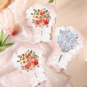 Stock Creative Bouquet Thank You Cards