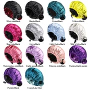 Satin Adjustable Double Sided Silky Reversible Bonnets
