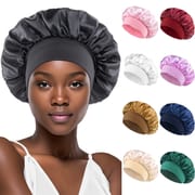 Protection Large Night Cap Satin Silk Shower Sleep Bonnets