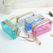 Colorful with Zipper Closure Laser Shiny Cosmetics Bag