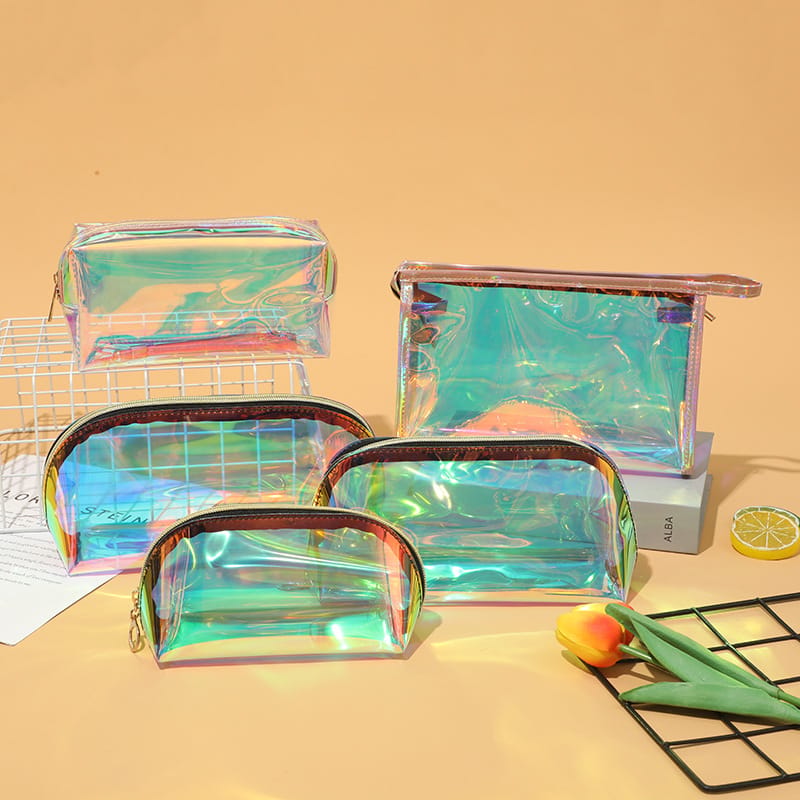Holographic TPU Cosmetics Bag
