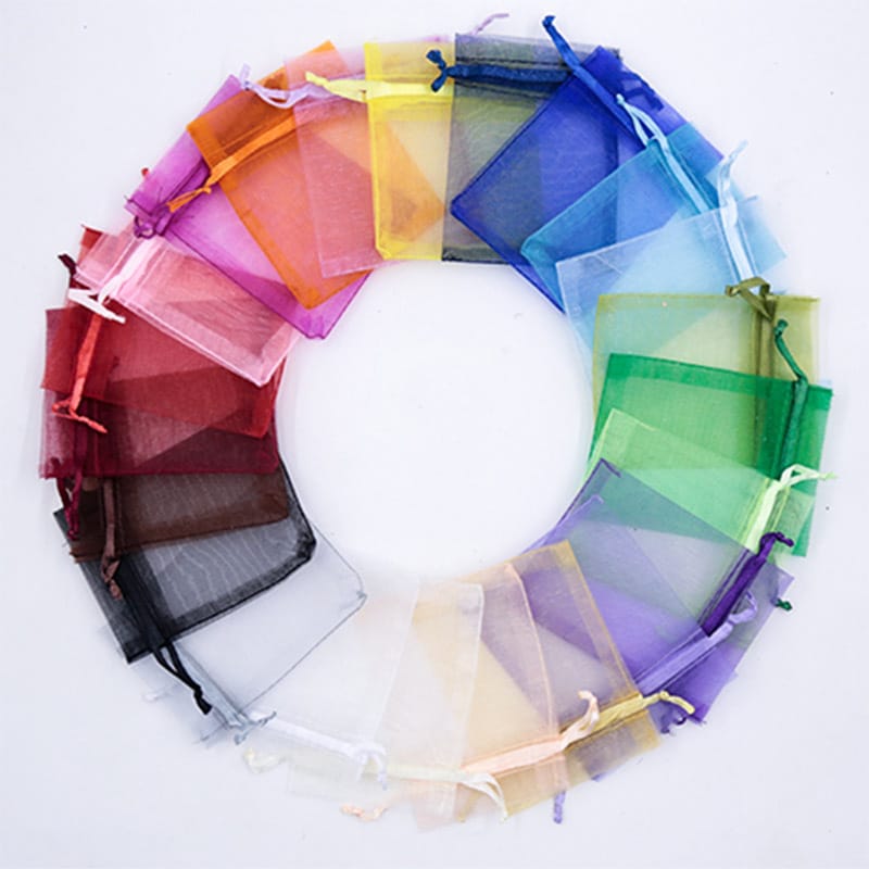 Colorful Organza Transparent Packing Bag