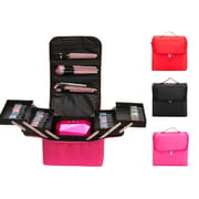 Nylon Four Layer Cosmetics Tools Makeup Case