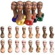 Display Mannequin Head Female With Shoulders For Wigs-2
