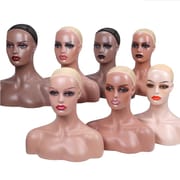Display Mannequin Head Female With Shoulders For Wigs