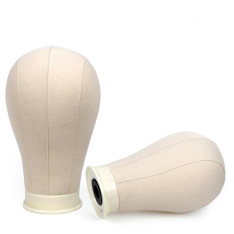 Training Mannequin Head Canvas Block Display Wig