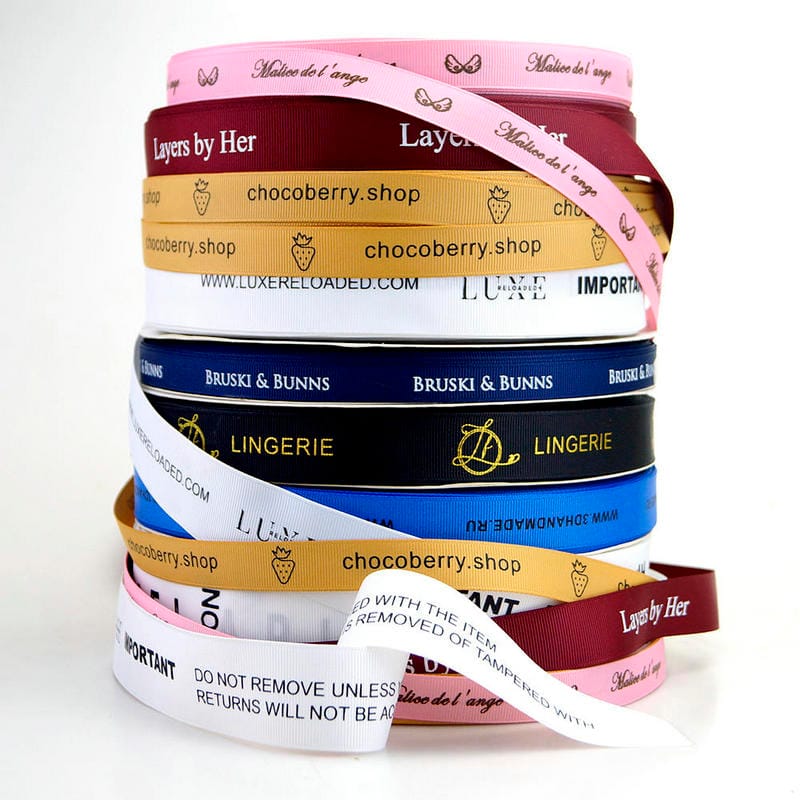 Custom Ribbon with Logo