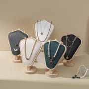 Solid Wood Necklace Jewelry Portrait Model Display Stand