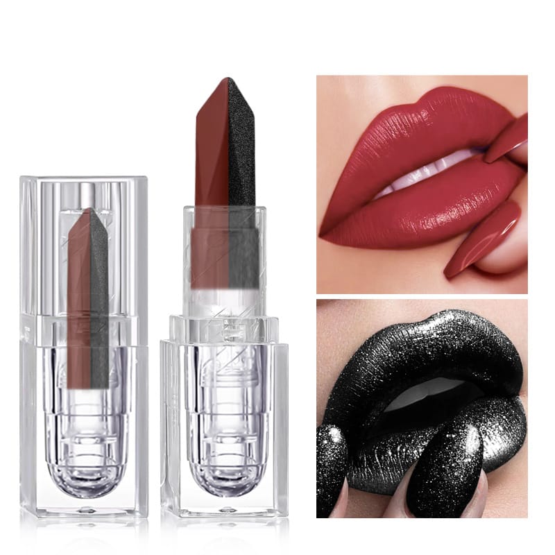 Matte Red+Shimmer Black
