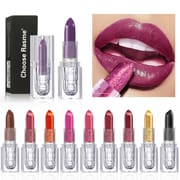 10 Color Shimmer Matte High Pigment Velvet Cream Lipstick