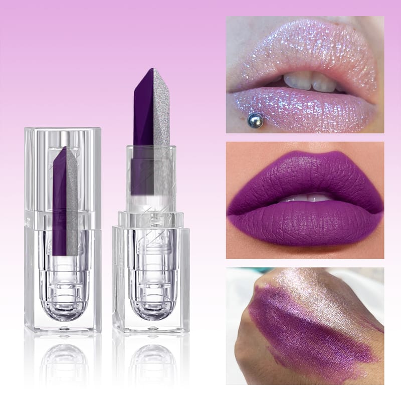 Purple+Shimmer Silver
