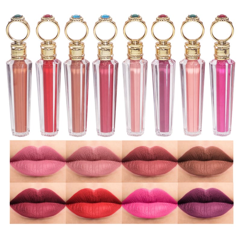 10 Color Velvet Non-sticky Smooth Matte Lip Gloss