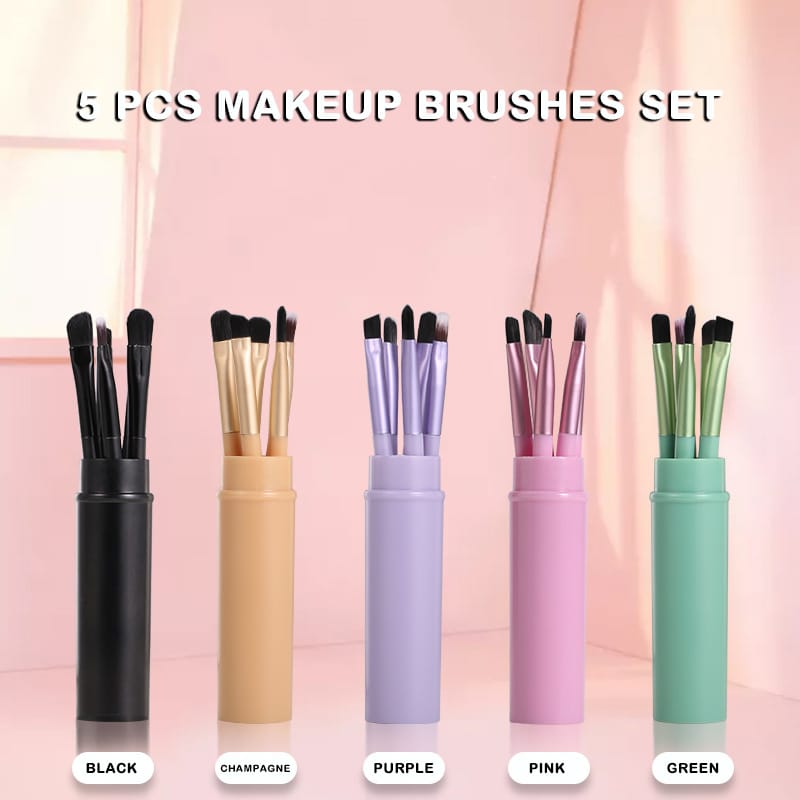 5 Pcs Makeup Brushes Set