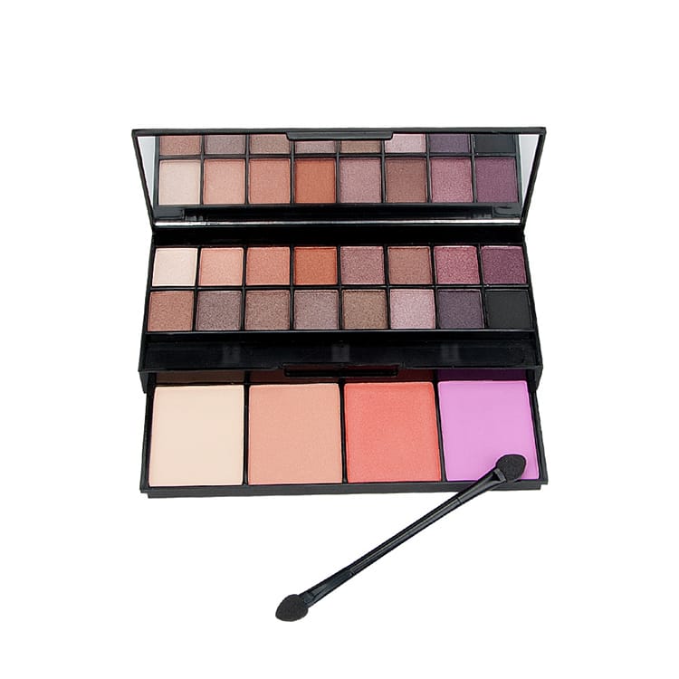 20 Color Shimmer Matte Eyeshadow Palette with Brush