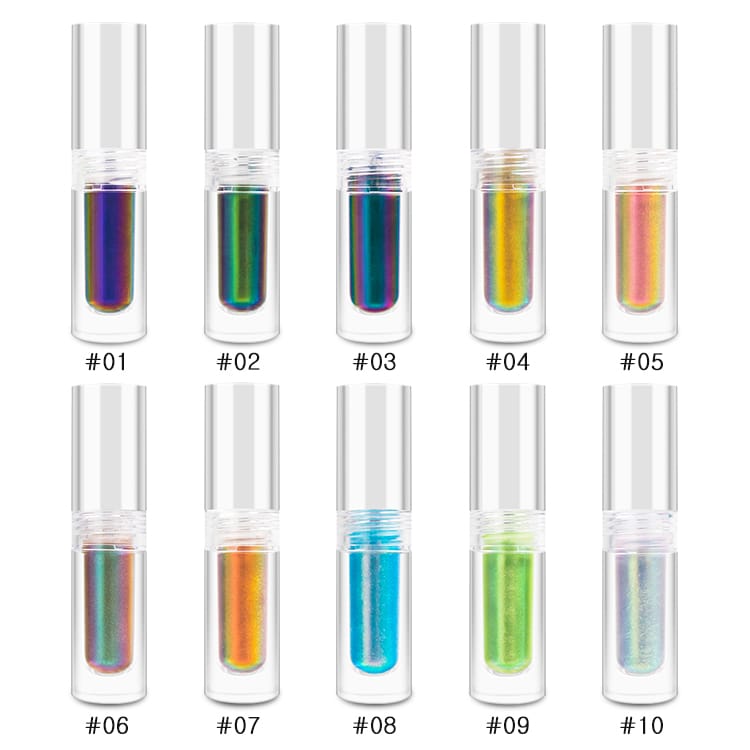 10 Color Vegan Neon Glitter Chameleon Liquid Eyeshadow