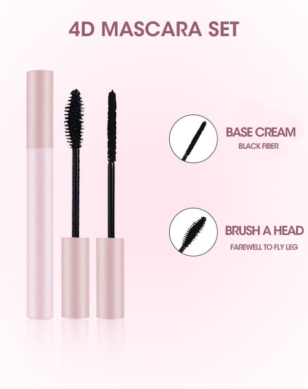 4D 2 Pcs Mascara Set