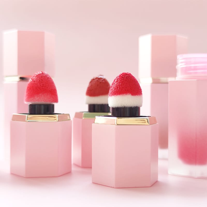 Hexagonal Pink Tube Organic Cushion Liquid Blush