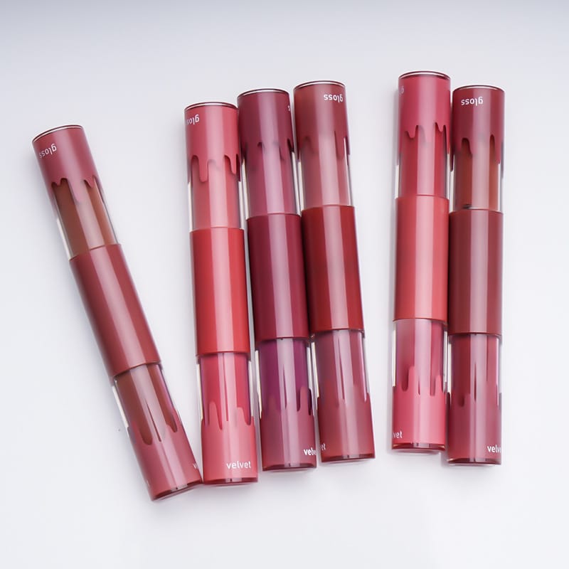Matte Lip Gloss & Velvet Lip Glaze 2 in 1