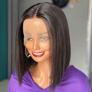 12A Vietnam Double Drown Bone Straight Bob Wigs Human Hair
