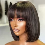 10 inch and 12inch 2x4 Bob Human Hair Wigs