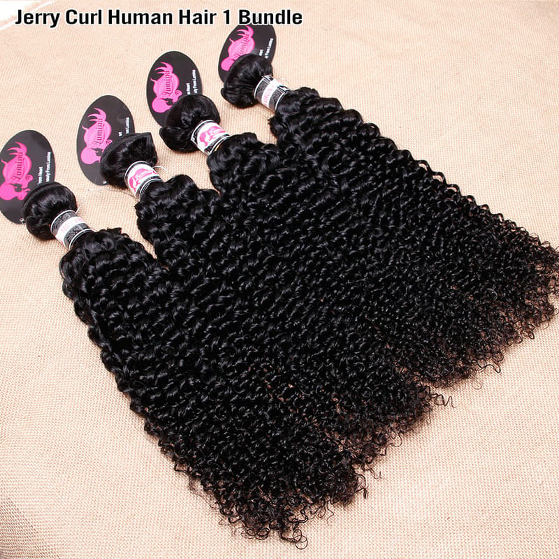 Jerry Curl Human Hair 1 Bundle
