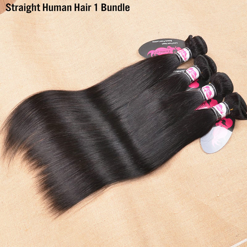 Straight Human Hair 1 Bundle