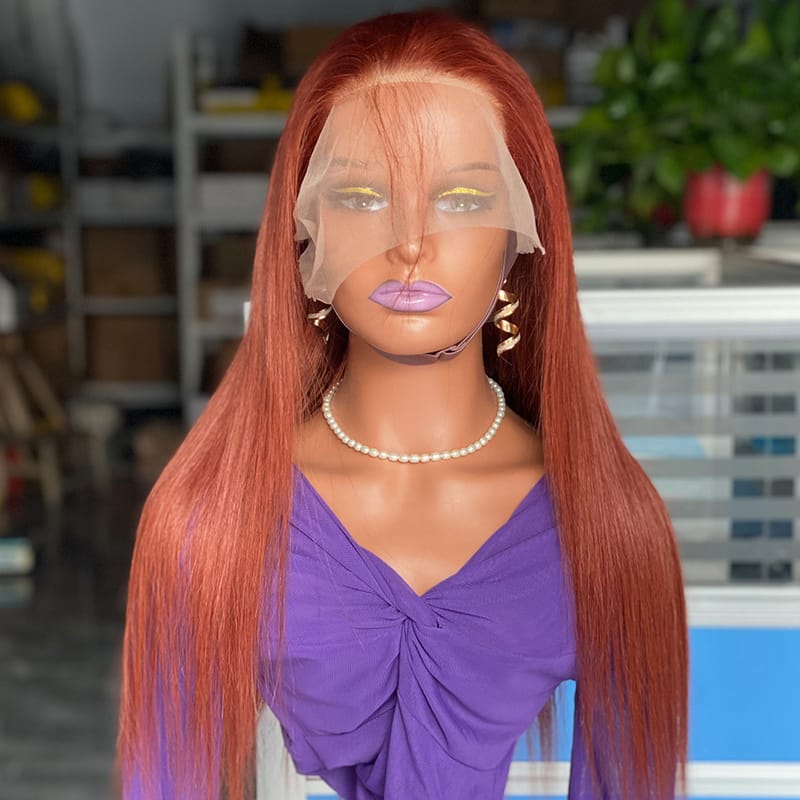 Reddish 13x4 Lace Frontal Human Hair