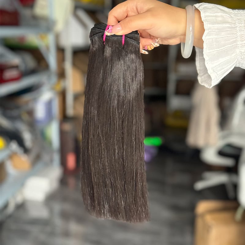12A Double Drawn Bone Straight Human Hair Bundles