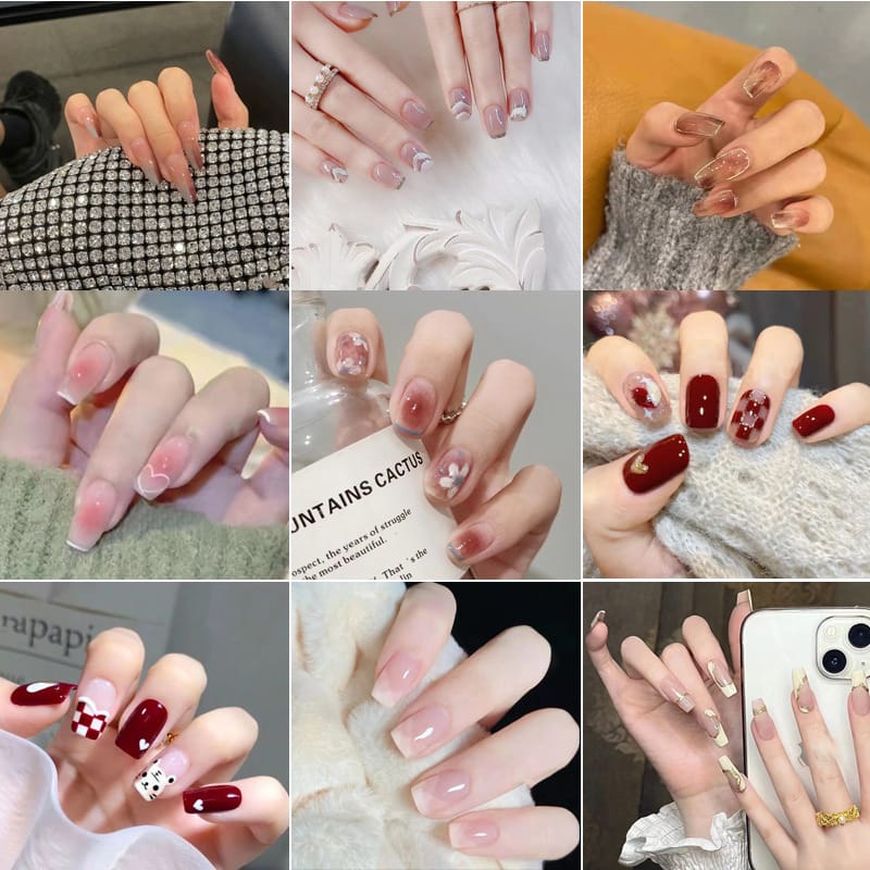 40 Styles Ballerina Luxury Coffin Queen Style Press On Nails-Y1