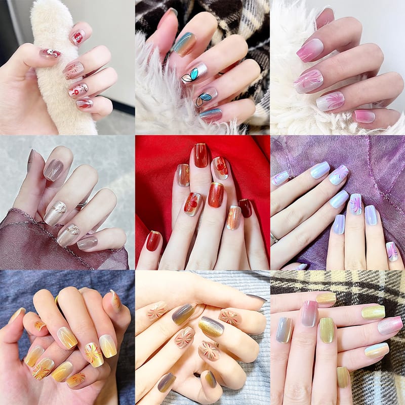 26 Styles 30 Pcs Cat Eye Collection Press On Nails