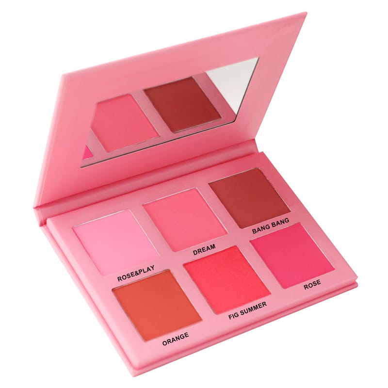 DIY 6 in 1 Multi-colors Choices Water Proof Blush