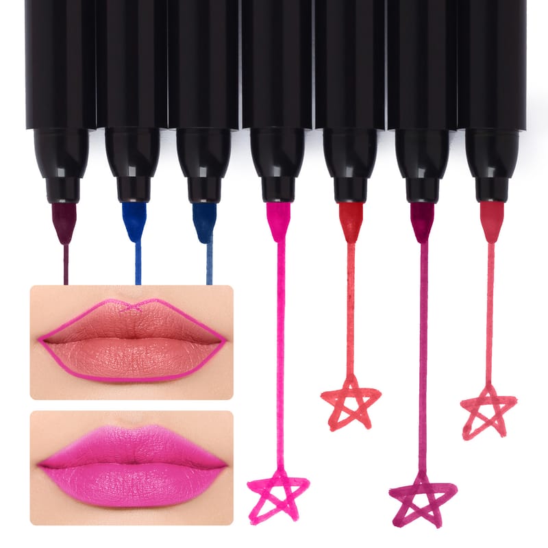 7 Color Long Lasting Waterproof Lip Liner Lip Marker