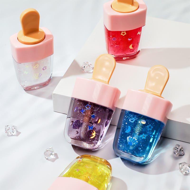 A Variety Of Fruit Flavors Moisturizing Ice Cream Shape Lip Oil