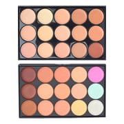 15 Color Effective Make up Foundation Concealer Cream Plate