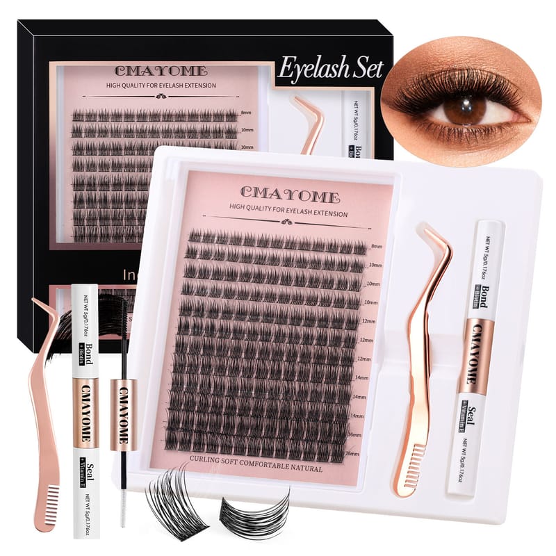 CO (144  Clusters Mix DIY Lash Cluster Kit) 