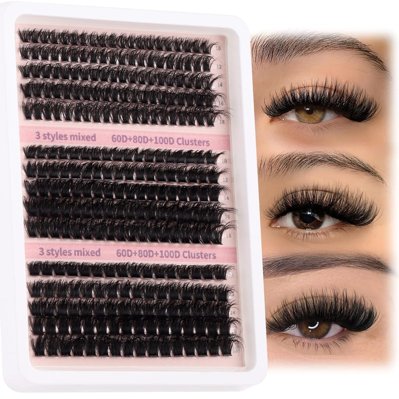 D27 (60+80+100D Fluffy DIY Lash Clusters Kit)