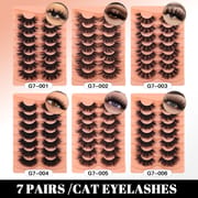 G7-Fluffy Faux Mink Lashes (7 Pairs)