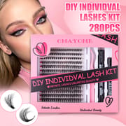 TZYW (10-18mm Soft & Fluffy Mix DIY Lash Clusters Kit)