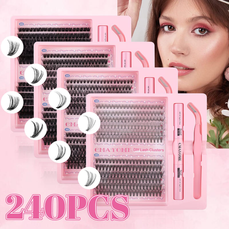 DE3 (10-100D Mix DIY Lash Clusters Kit)
