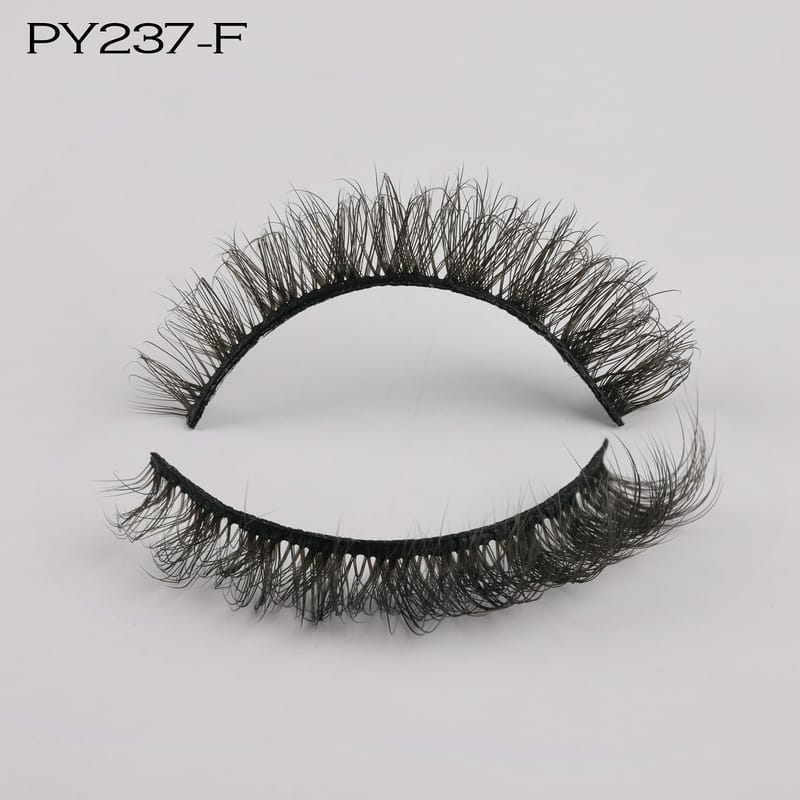 PY-F (12mm Curly Fluffy Faux Mink Lashes)